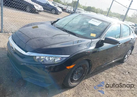 2017 Honda Civic Lx из США, поврежденный, VIN 19XFC2F53HE068280